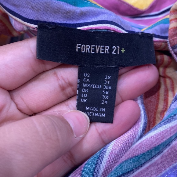 Forever 21 plus size button down box shirt - Picture 3 of 3